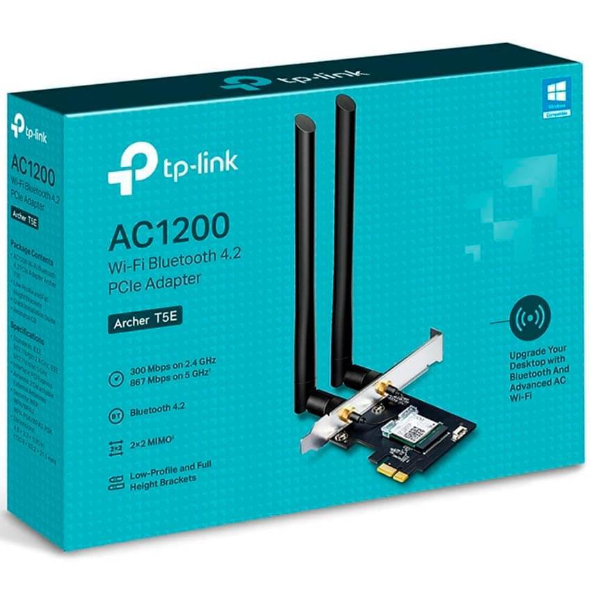 Placa Wifi Y Bluetooth Pci-E Tp-Link Archer T5e Ac1200